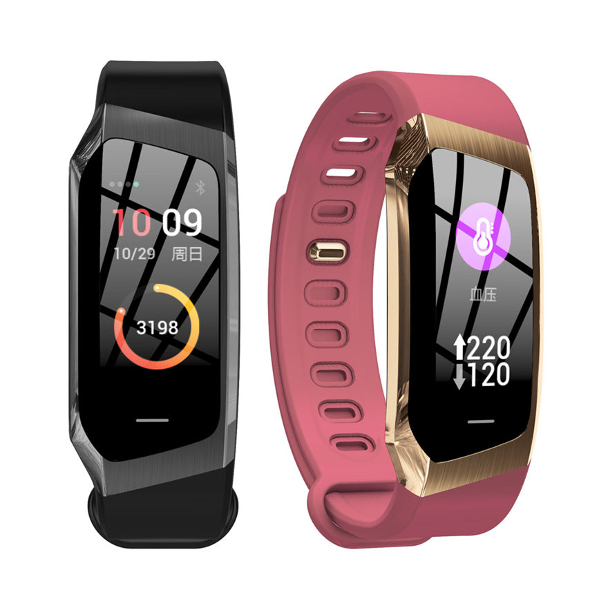 Smart Color Screen Bracelet Pedometer Heart Rate Blood Pressure Monitoring - Dazpy