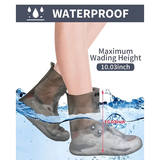 Wasserdichte Unisex-Überschuhe aus Silikon