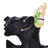 Alloy Butterfly Ear Cuff Earrings