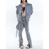 Casual Patchwork Denim Jacket