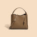 Luxurious Soft Leather Shoulder Bag for Women with Complimentary Scarf