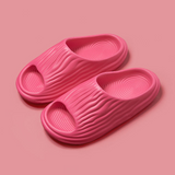 Sommerliche, dicke Plateau-Slipper für Damen