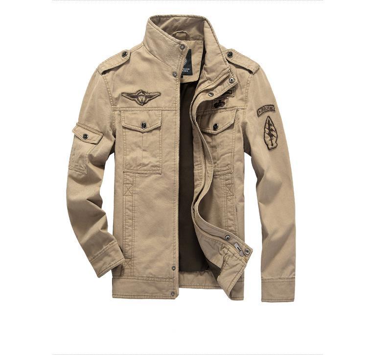 Men's Jacket Military Cargo Plus-size Casual Coat