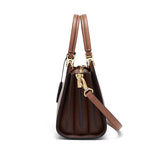 Cowhide Leather Tote Shoulder Bag