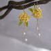 Retro Osmanthus Earrings For Female Minorities Mori Style - Dazpy