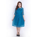 Women's Clothing Elegant Half Sleeve Dress