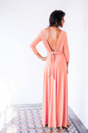 Vestido cruzado tipo swing para mujer