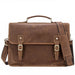 Vintage Leather Business Briefcase European And American Large-capacity Men's Diagonal Cross - Dazpy