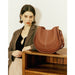 Genuine Leather Women's Hobo Shoulder Tote Bag