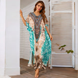 Printing Oversized Beach Cover-up Women