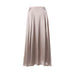 Elegant High Waist Satin Maxi Skirt for Women