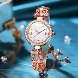 New Women's Premium Luxury Waterproof Bracelet Watch - Dazpy