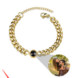 Couple Projection Bracelet Custom Text - Dazpy