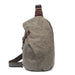 Retro Chest Bag Shoulder Bag Men Canvas Bag - Dazpy