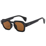 Eckige Vintage-Sonnenbrille mit UV400-Schutz