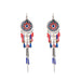 Women's Fashion Vintage Painted Dreamcatcher Earrings - Dazpy