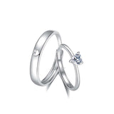 Women's Fashion Sterling Silver Angel Heart Ring - Dazpy