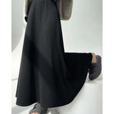 Elegant High Waist Knitted Skirt for Women