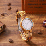 Fashion Sandalwood Watch All Wood Strap Japanese Quartz Movement Wooden Watch - Dazpy