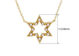 Jewelry Hexagon Star Necklace Clavicle Chain - Dazpy