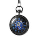 Bronze Transparent Bottom Glossy Semi-automatic Mechanical Pocket Watch - Dazpy