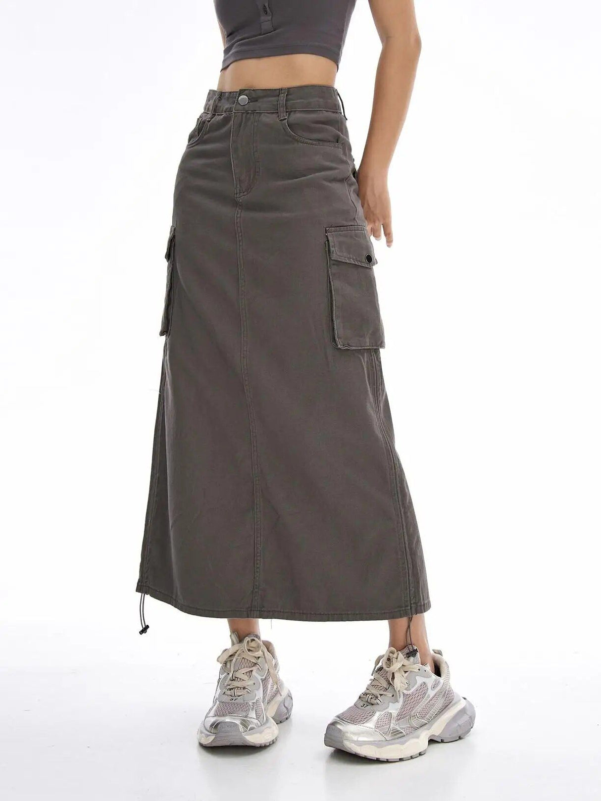 New Cargo Long Skirt