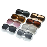 Oversized Square Sunglasses with UV400 Lenses