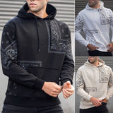 Hot Sale Printed Casual Trend Loose Hooded Sweater Jacket