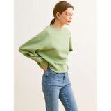 Viscose Blend O-Neck Sweatshirt