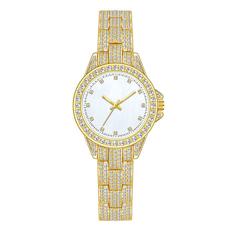 Women's Fashion Temperament Full Diamond Watch - Dazpy