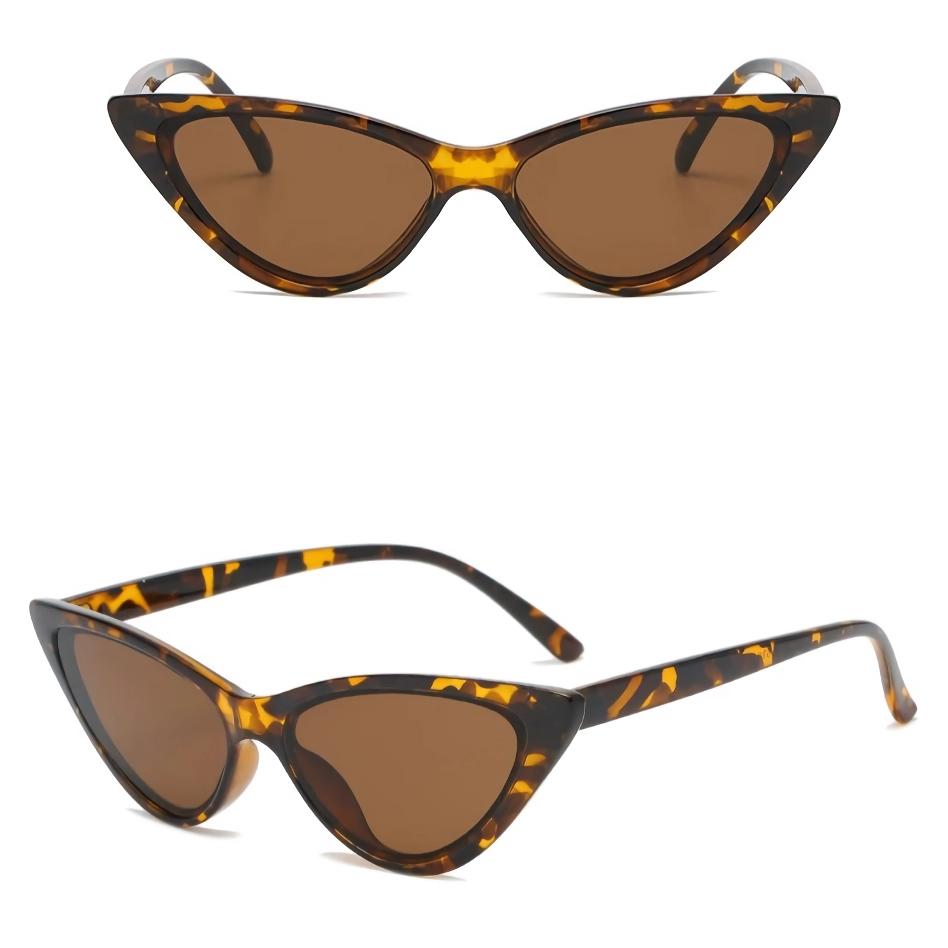 Gafas de sol estilo ojo de gato vintage elegantes para mujer - Lentes degradadas UV400