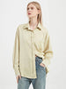 Elegant Satin Silk Long Sleeve Blouse