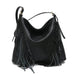 Luxurious Vegan Leather Tassel Shoulder Bag