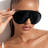 Oversized Shield Sunglasses