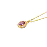 Simple Atmosphere Amethyst Necklace - Dazpy