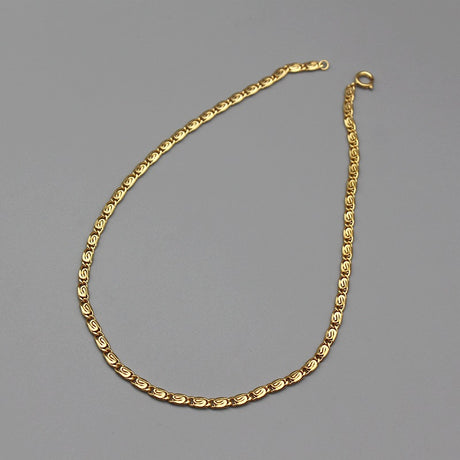 European And American Gold Brass Necklace - Dazpy