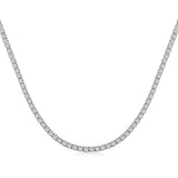 Sterling Silver European And American Tennis Chain Hip Hop Extension - Dazpy