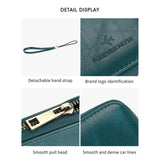 Retro Business Passport Wallet - Stylish PU Leather Travel Companion