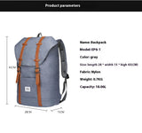 Outdoor Backpack Oxford Linen Men's And Women's College Students Bag Travel Mountaineering Bag Backpack