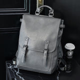 Fashionable Shoulder Black Grey Backpack For Men - Dazpy