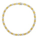 New Round Rectangular Zircon Necklace - Dazpy