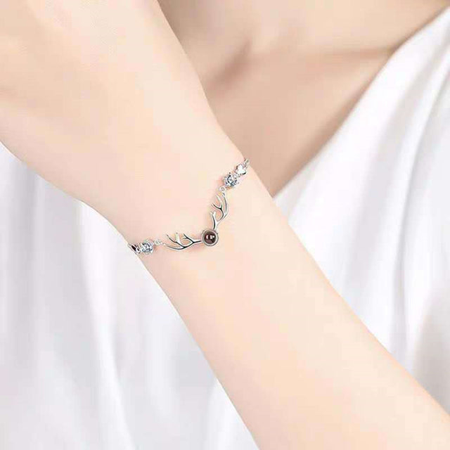 All The Way With You Antler Bracelet Female Projection Customization - Dazpy