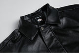 Leather Men's Spring And Autumn New Loose Leather Jacket