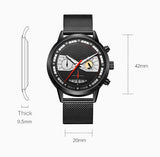 Men's Fashion Trend Multifunctional Sports Waterproof Quartz Watch - Dazpy