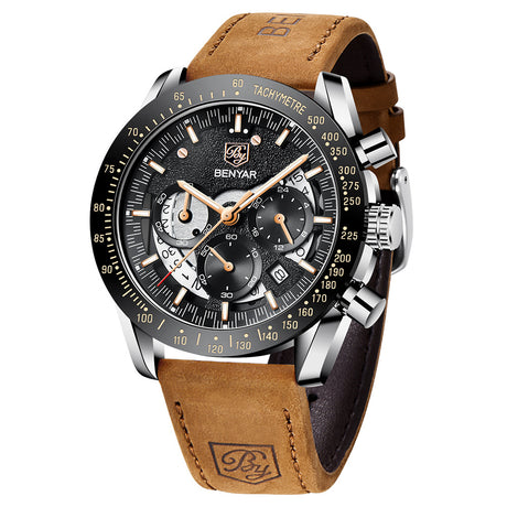 Men's Multifunctional Waterproof Sports Tide Quartz Watch - Dazpy