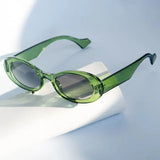 Ovale Retro-Sonnenbrille