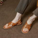 Chic & Comfy Genuine Leather Women's Sandals