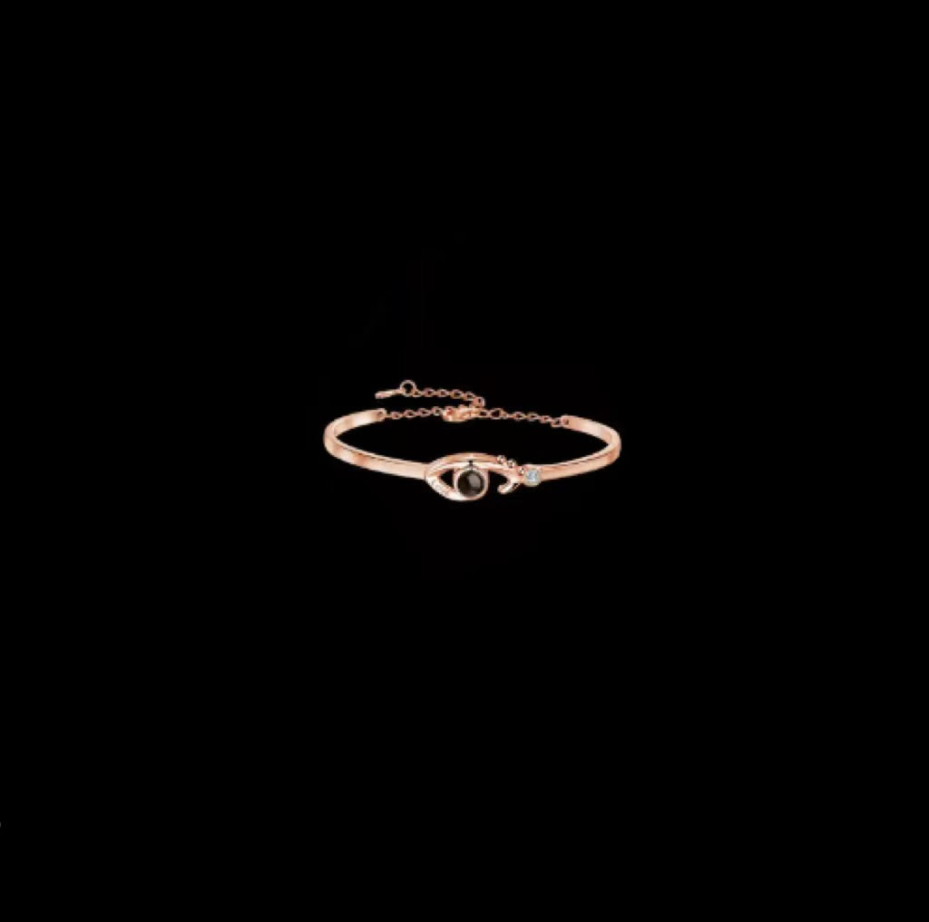 Projection Demon Eye Bracelet Female Sterling Silver - Dazpy