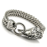 Men's Stainless Steel Eagle Head Bracelet - Dazpy