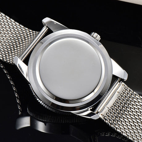 Men's 3 Hands Stylish High Quality Steel Band Quartz - Dazpy